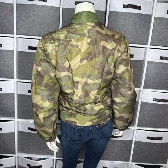 Fox Dakota Green Camo/ Pink Racing Jacket Size Small - Picture 2 of 16